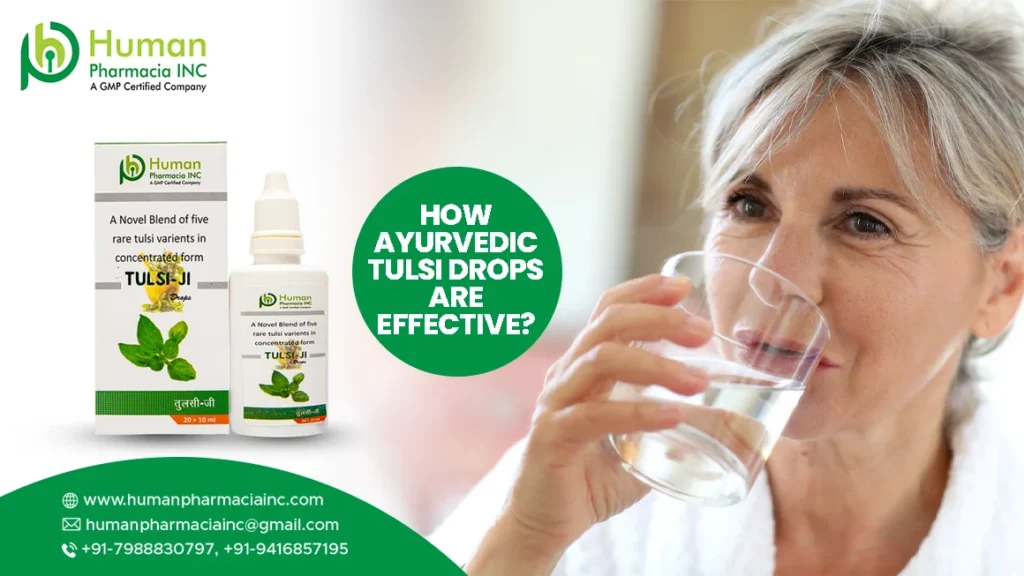 How Ayurvedic Tulsi Drops Are Effective By Ayurvedic PCD Pharma Franchise