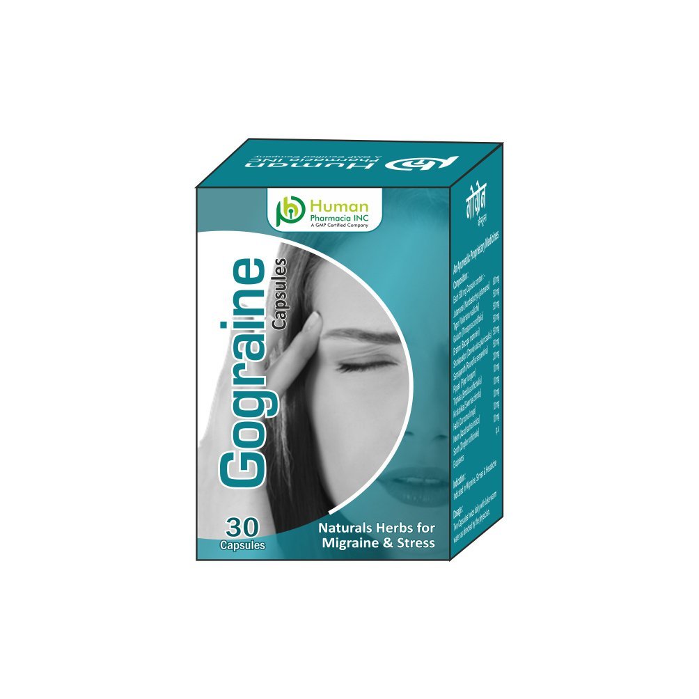 GOGRAINE Capsules is offered by Human Pharmacia Have a Question, Enquiry Now
