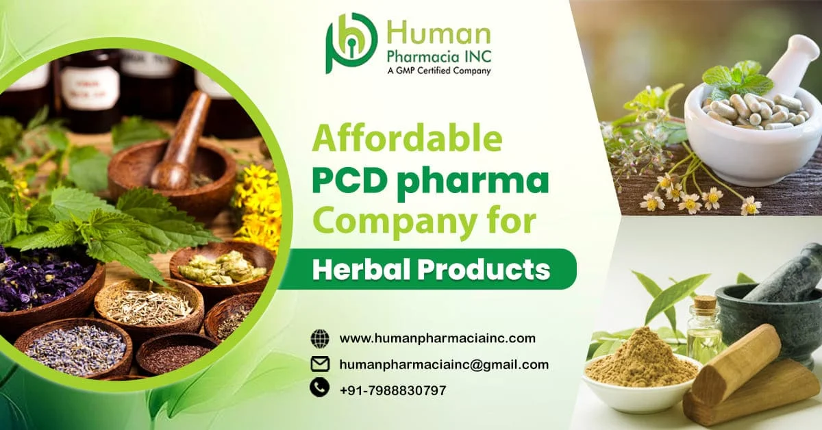 Which is the first and right selection for the PCD pharma company for herbal products in India?